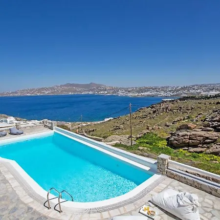 בית נופש Biancarosa With Amazing Views! Mykonos Town